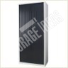Black color tambour door cabinets