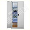 White color open door storage cabinet