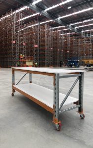 Warehouse Shelving Work benches in Sydney, AU